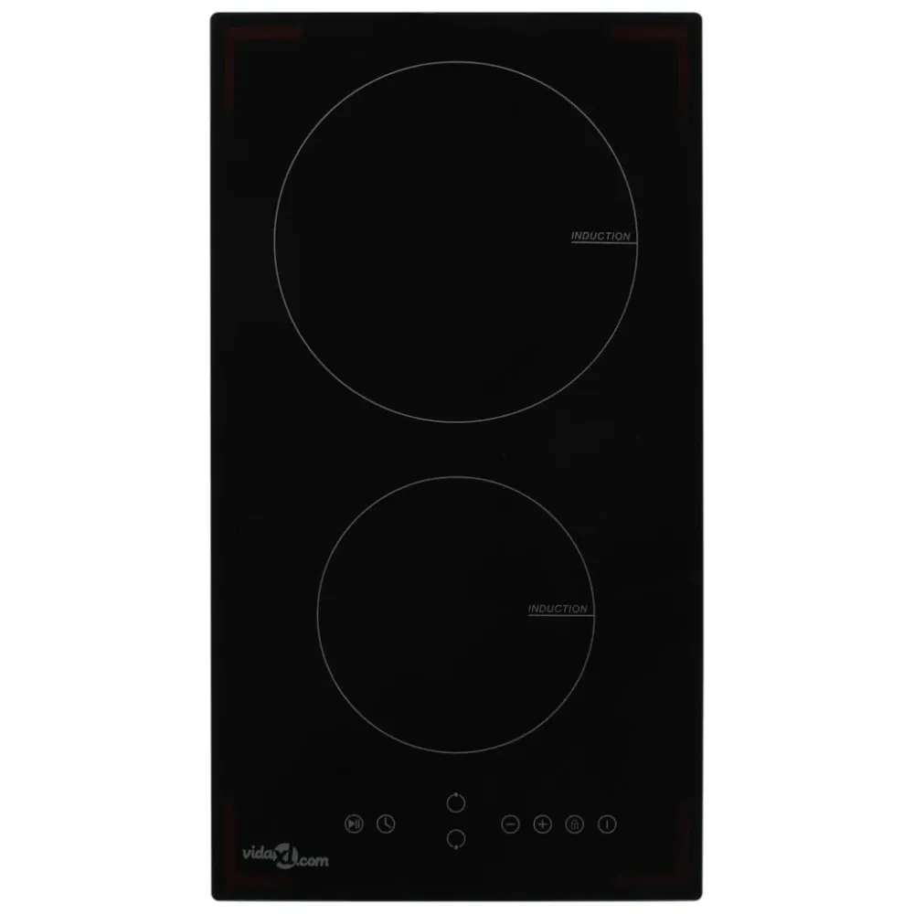Induktionskogeplade Med 2 Brændere Touch Control Glas 28