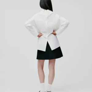 IVY EGTRÆ, EMORY DOUBLE SHIRT WHITE 34