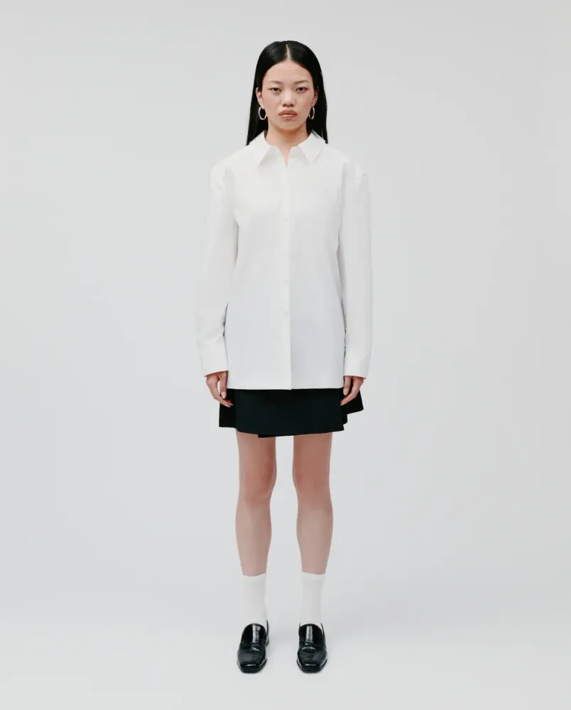 IVY EGTRÆ, EMORY DOUBLE SHIRT WHITE 34