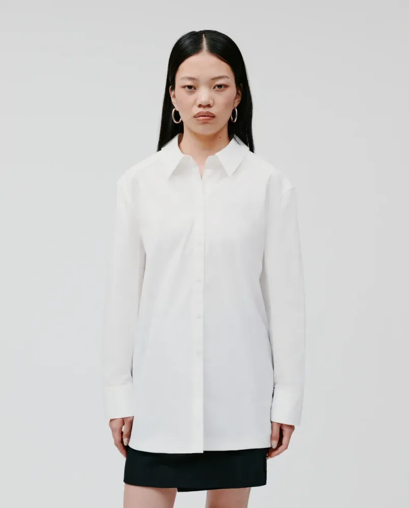 IVY EGTRÆ, EMORY DOUBLE SHIRT WHITE 34
