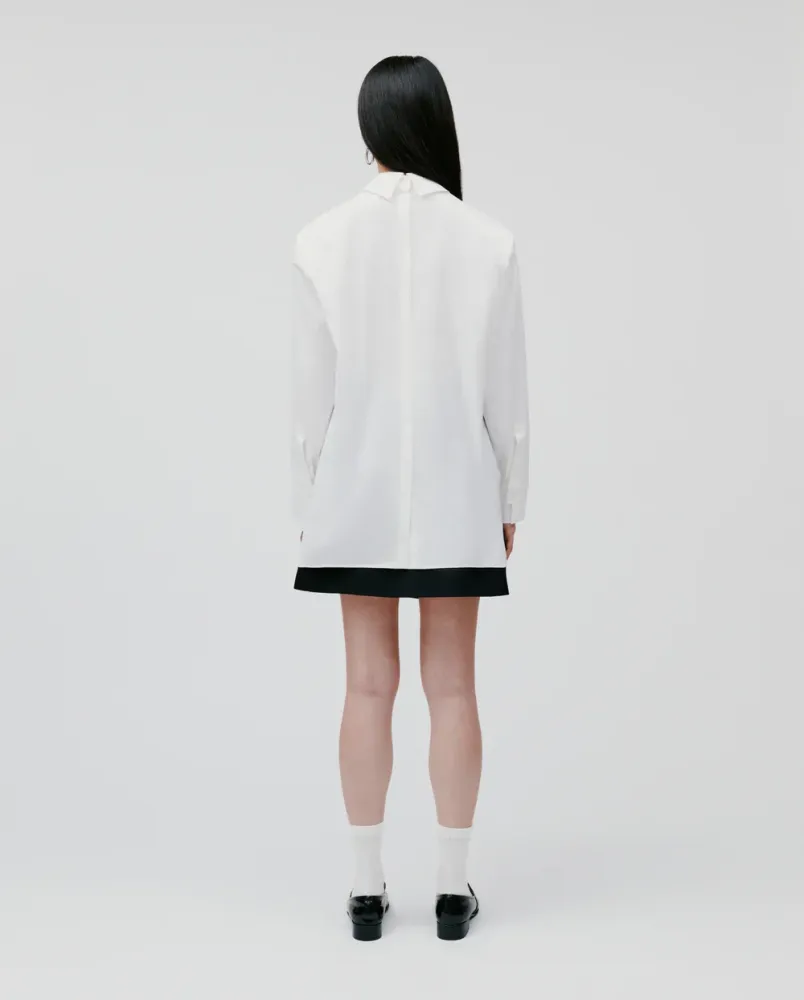IVY EGTRÆ, EMORY DOUBLE SHIRT WHITE 34