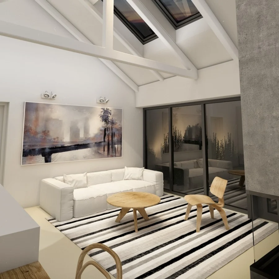 Kelly 2 væglampe loftspot kridt Rendl (outlet)
