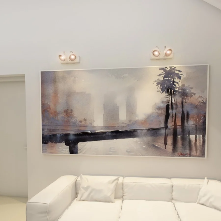 Kelly 2 væglampe loftspot kridt Rendl (outlet)