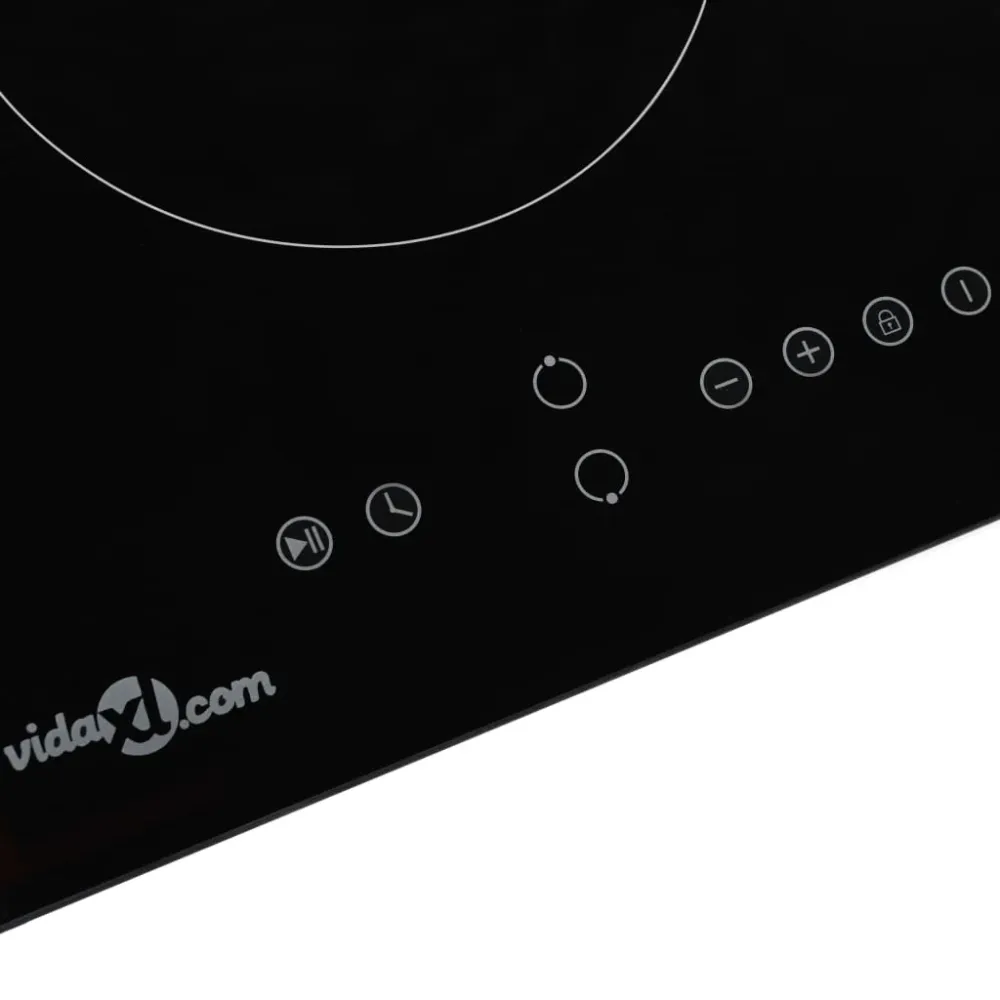 Keramisk Kogeplade Med 2 Brændere Touch Control 59
