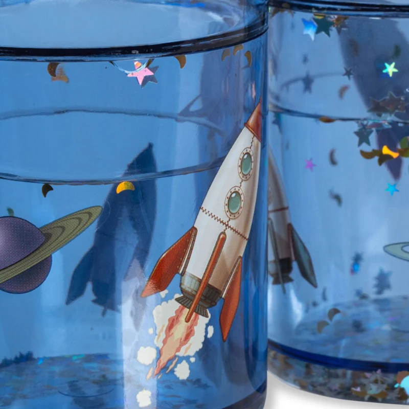 Konges Sløjd Glitter kopper 2-pak - Outer space