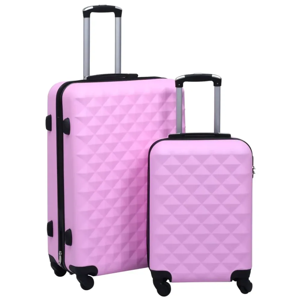 kuffertsæt 2 stk. hardcase ABS salmon