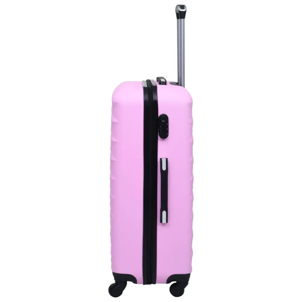 kuffertsæt 2 stk. hardcase ABS salmon