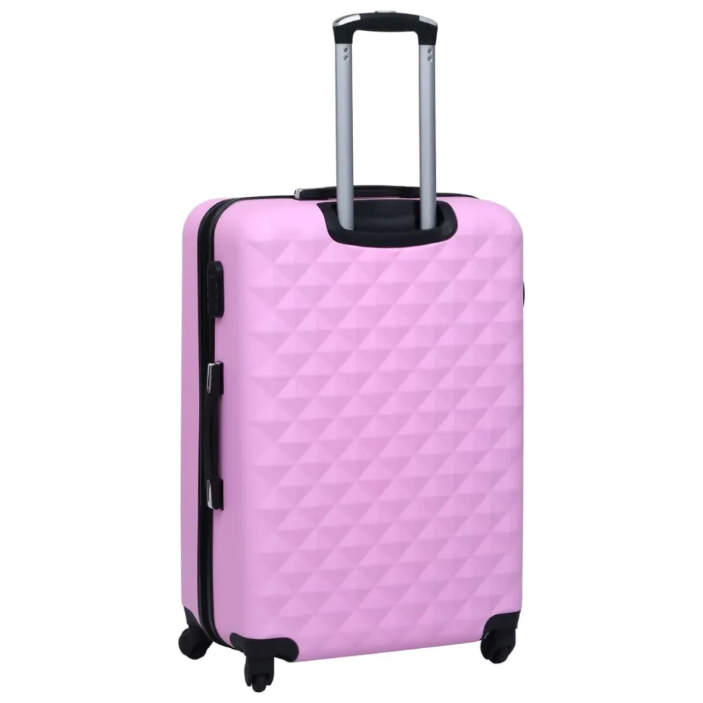 kuffertsæt 2 stk. hardcase ABS salmon