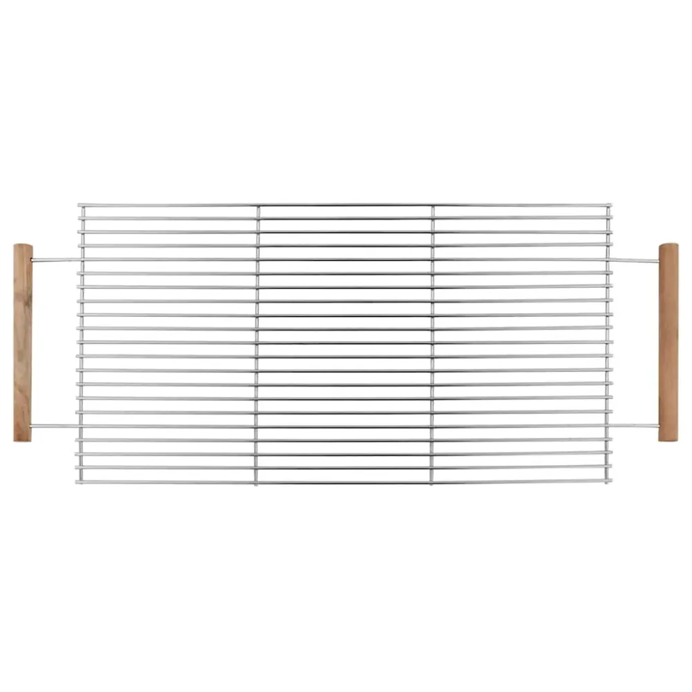 Kulgrill Med Hjul Og 2 Hylder Xxl Rustfrit Alloy