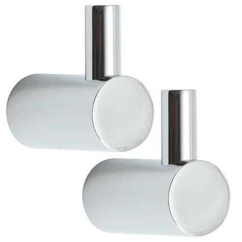 Lavabo Luna håndklædekroge (2 stk) mellem - krom