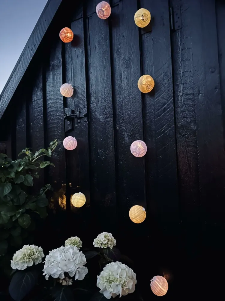 LED Lyskæde med solceller - PASTEL Mix 2