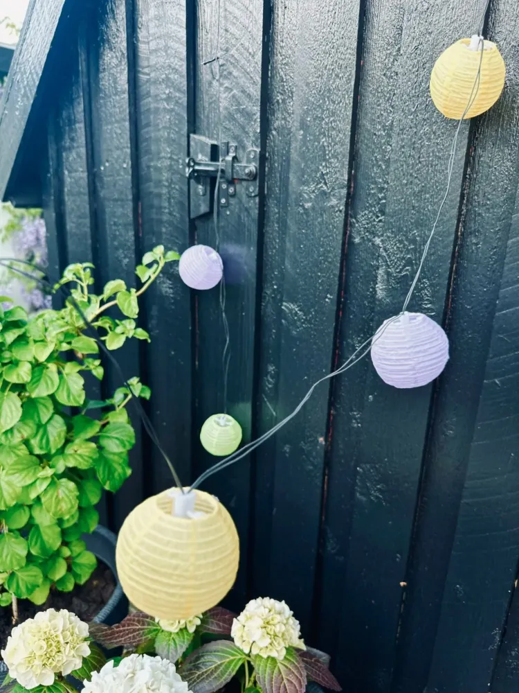LED Lyskæde med solceller - PASTEL Mix 2