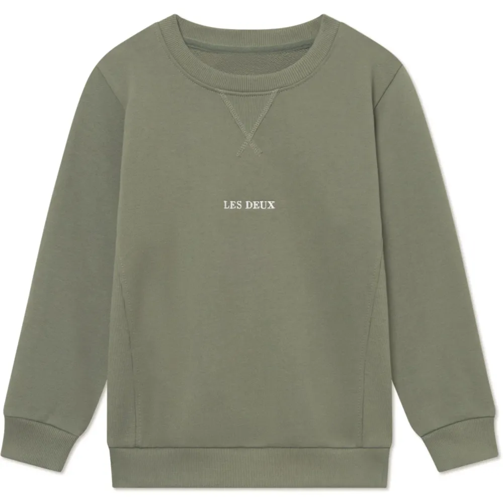 Les Deux Kids Lichen Oliven Dexter Sweatshirt - 8.33 kHz Spacing 98
