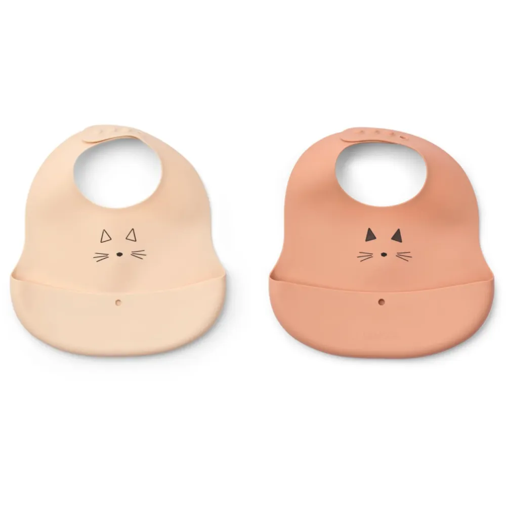 LIEWOOD Cat Appleblossom / Tuscany Rose Ember Patterned Hagesmæk 2-pack