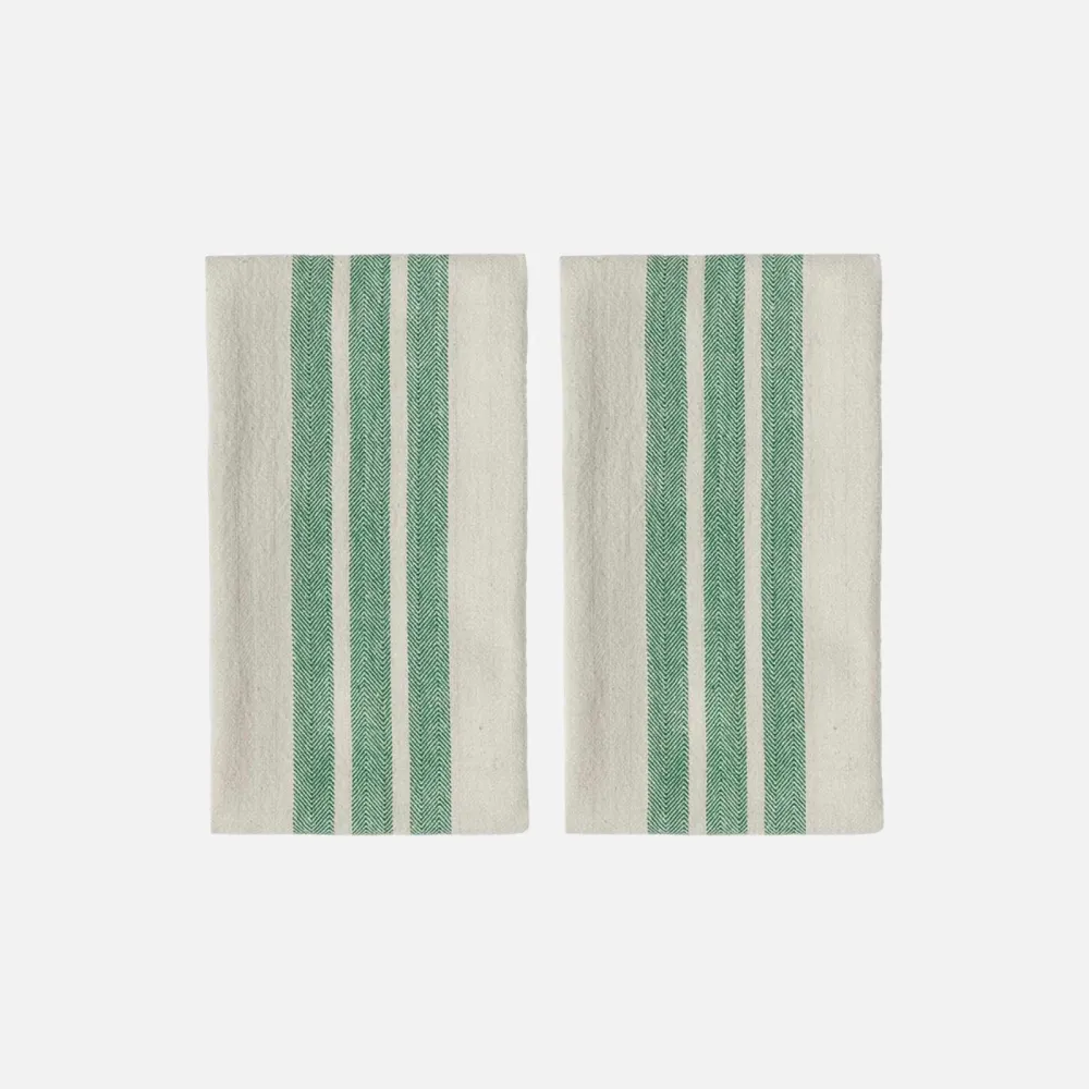 Linu Viskestykker - 2-pak - Flere Varianter Green