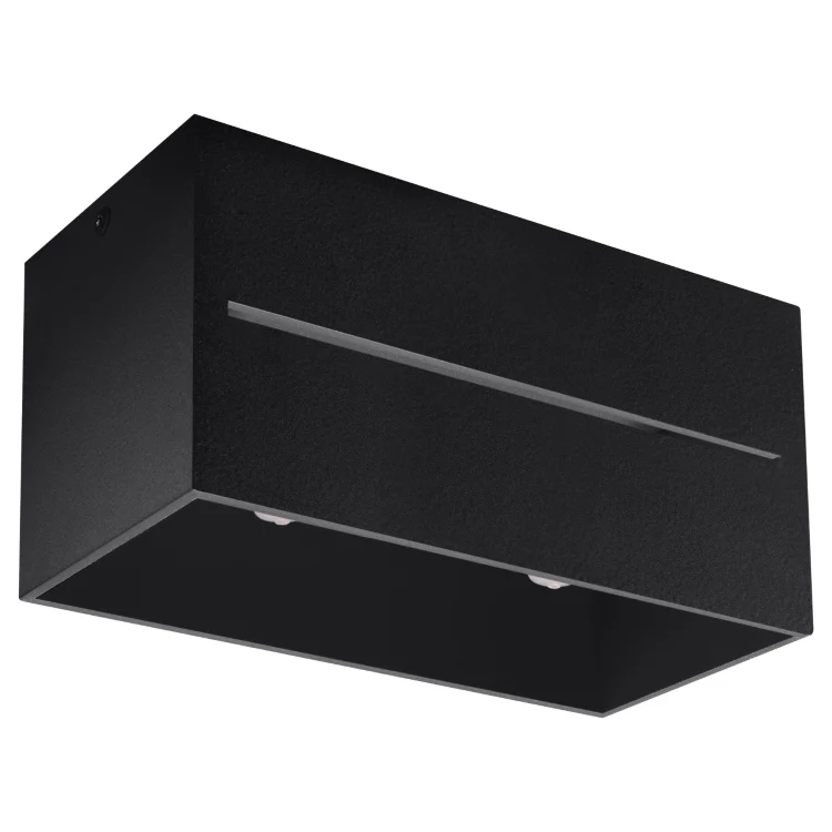 Loftslampe LOBO 2 ebony Yoke Mount