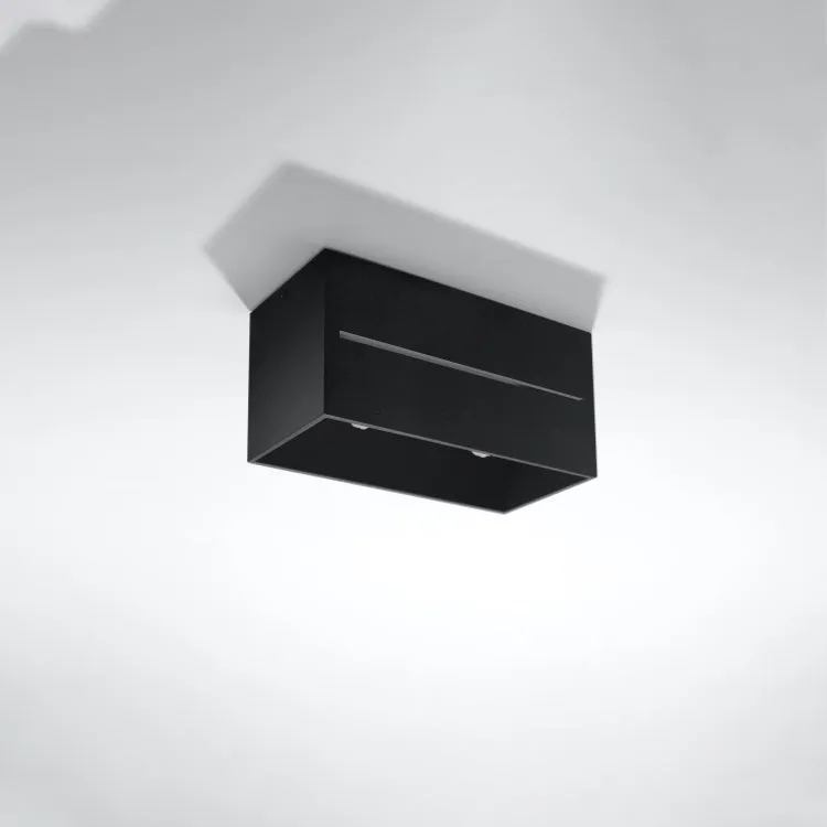 Loftslampe LOBO 2 ebony Yoke Mount
