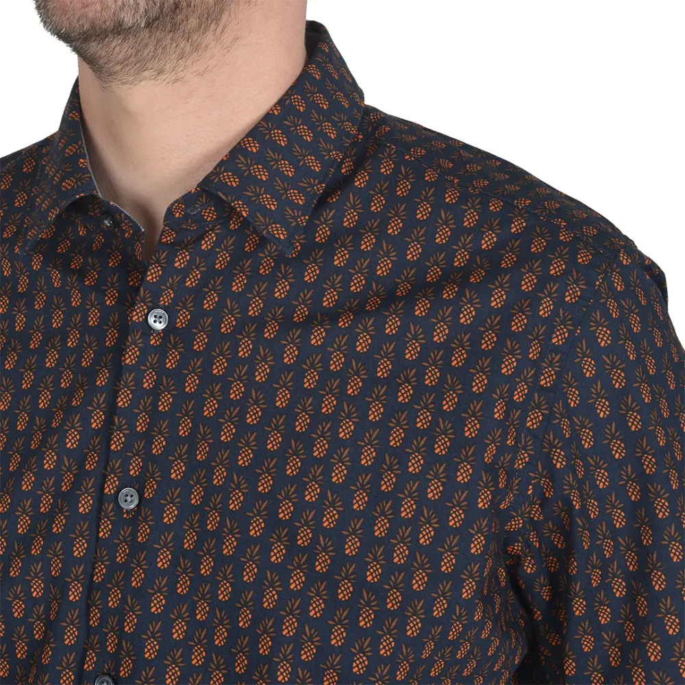 LUKA_2F SHORTSLEEVE SHIRT | BRIGHT CORAL L