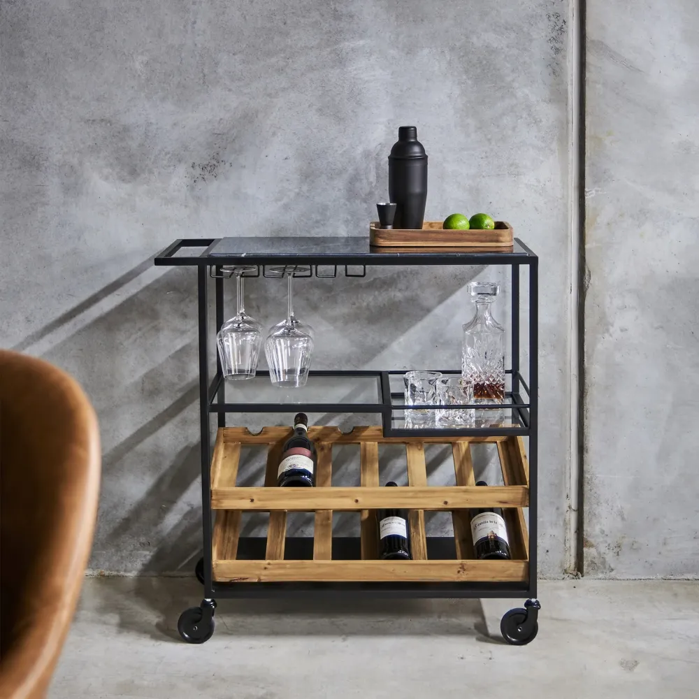 Mason II rullevogn Brun