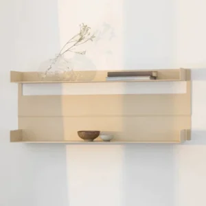 Metallbude Aris hylde - cashew - 2 stk 3-Year Warranty