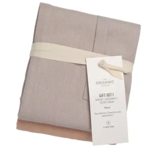 Naturlig Company 2 Økologiske Viskestykker - BLOMST - FARVEMIX