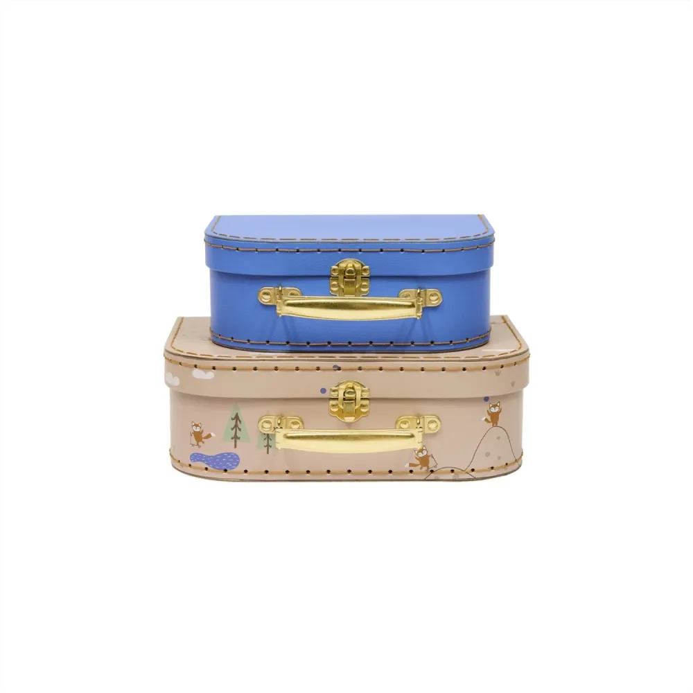 OYOY Friends Forest Fox Tiny Kuffert 2-Pak