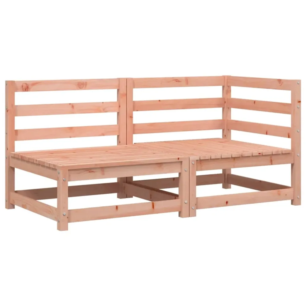 Panelmontering 2-personers havesofa massivt douglasgran