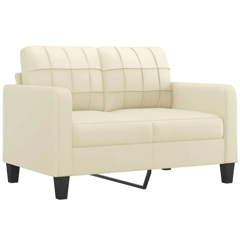 Panelmontering 2-Personers Sofa Kunstlæder Farvet 60