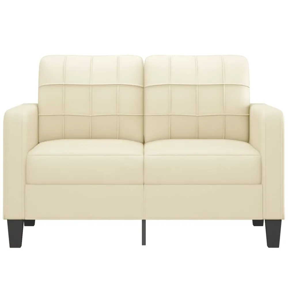 Panelmontering 2-Personers Sofa Kunstlæder Farvet 60