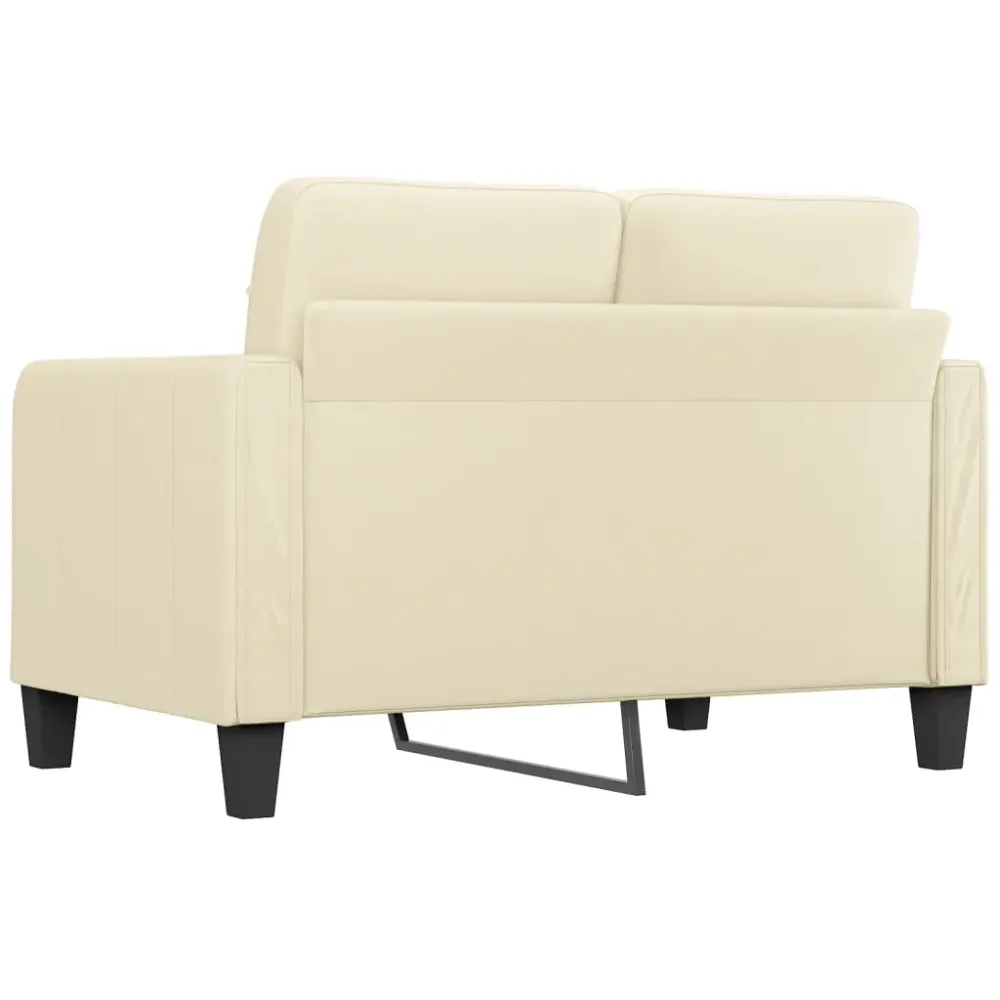 Panelmontering 2-Personers Sofa Kunstlæder Farvet 60