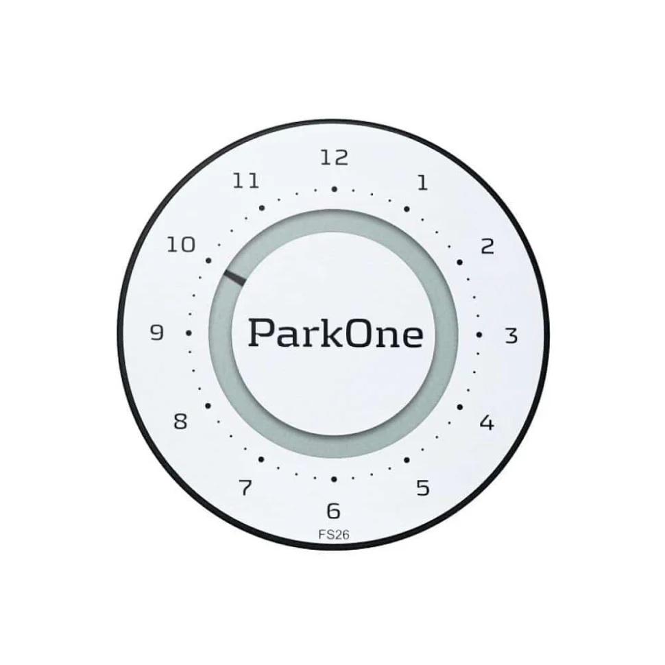 ParkOne 2 Parkeringsur Alpin ivory