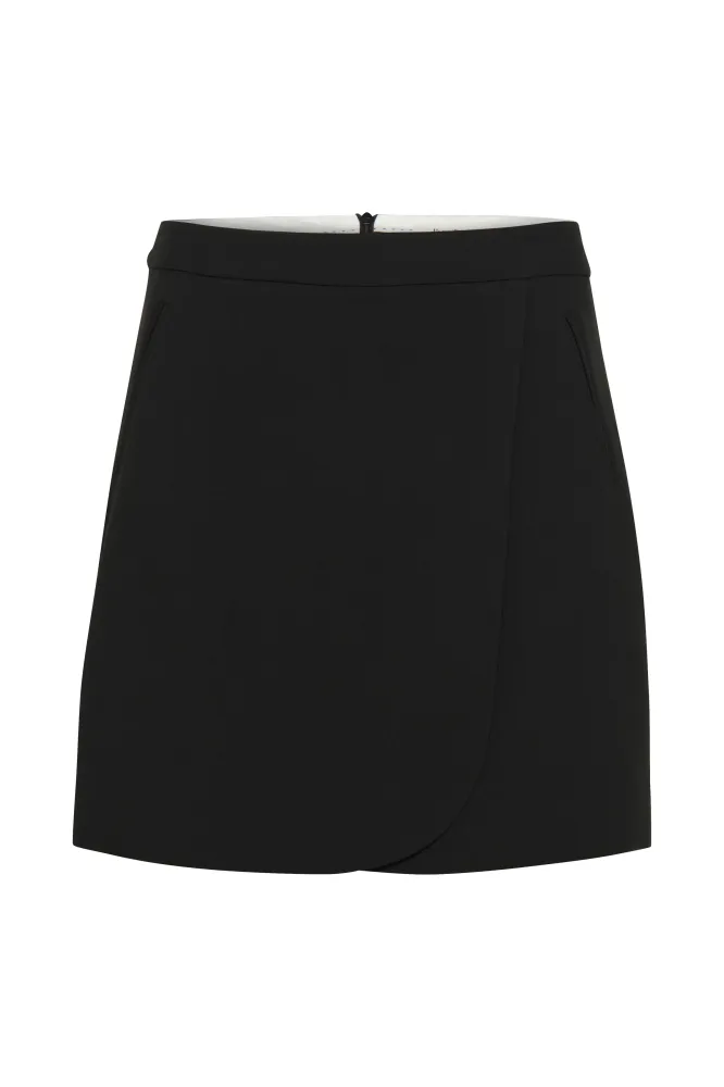 Part Two EirikaPW Skirt Black Aviation Gray 34