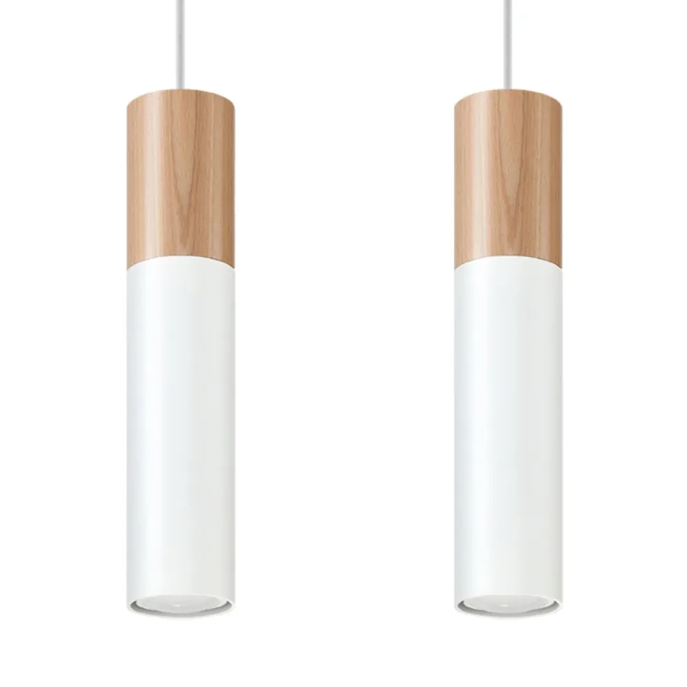 Pendel lampe PABLO 2 Aviation Gray Hvid