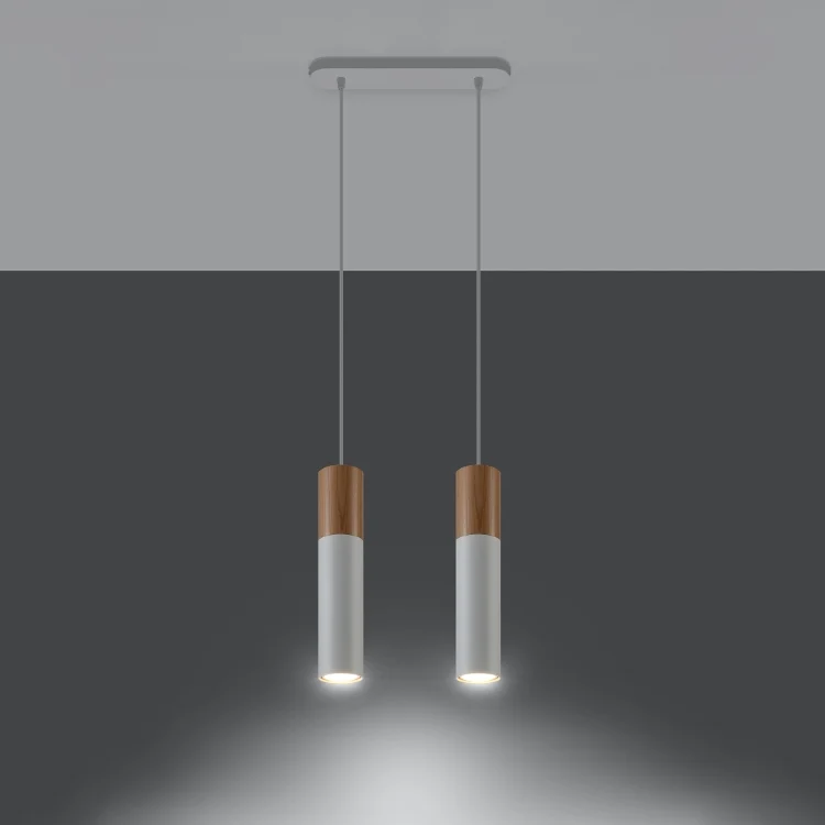 Pendel lampe PABLO 2 kridt