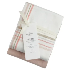 Pesticidfri Company 2 Økologiske Viskestykker - Floral check