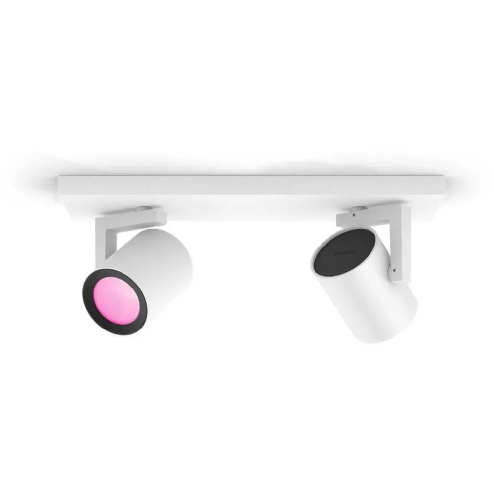 PHILIPS HUE ARGENTA ENKELT 2-SPOT SNOW 915005762001