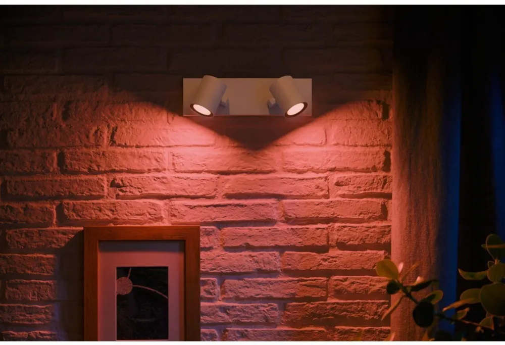 PHILIPS HUE ARGENTA ENKELT 2-SPOT SNOW 915005762001