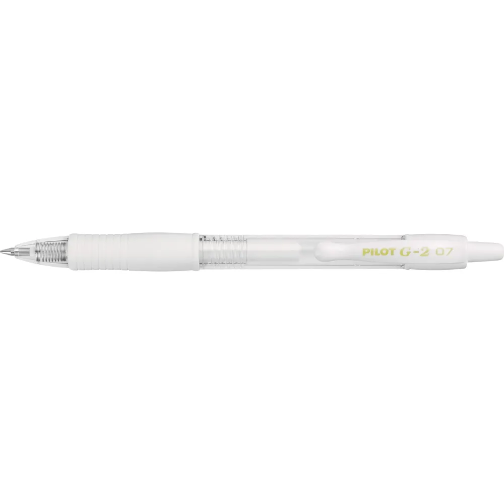 Pilot G2 gelpen med 0,7 mm spids i skrivefarven lyselilla