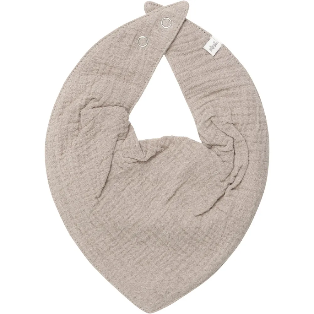 Pippi Mocha Meringue Savlesmæk Muslin twin-pack