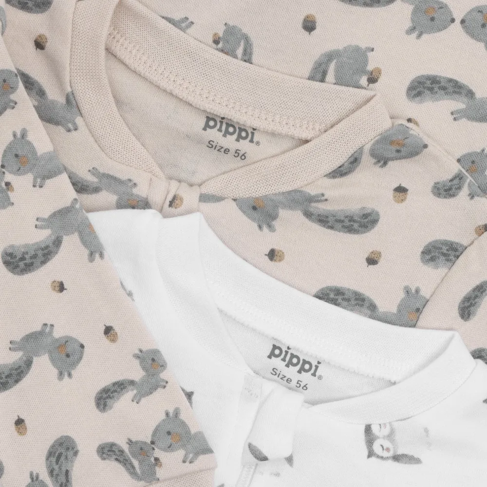 Pippi Rainy Day Natdragt -Zipper twin-pack 50