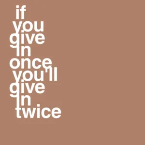 plakat: if you give once you'll give twice - cider spice 60
