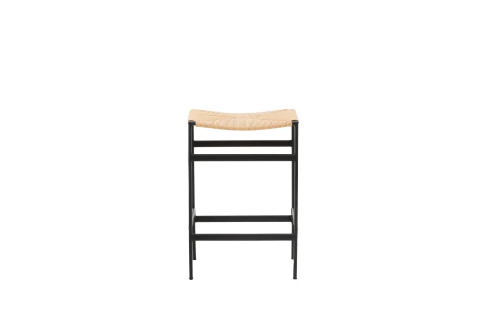 Polly Barstol 2-stk Natur/Sort from USA
