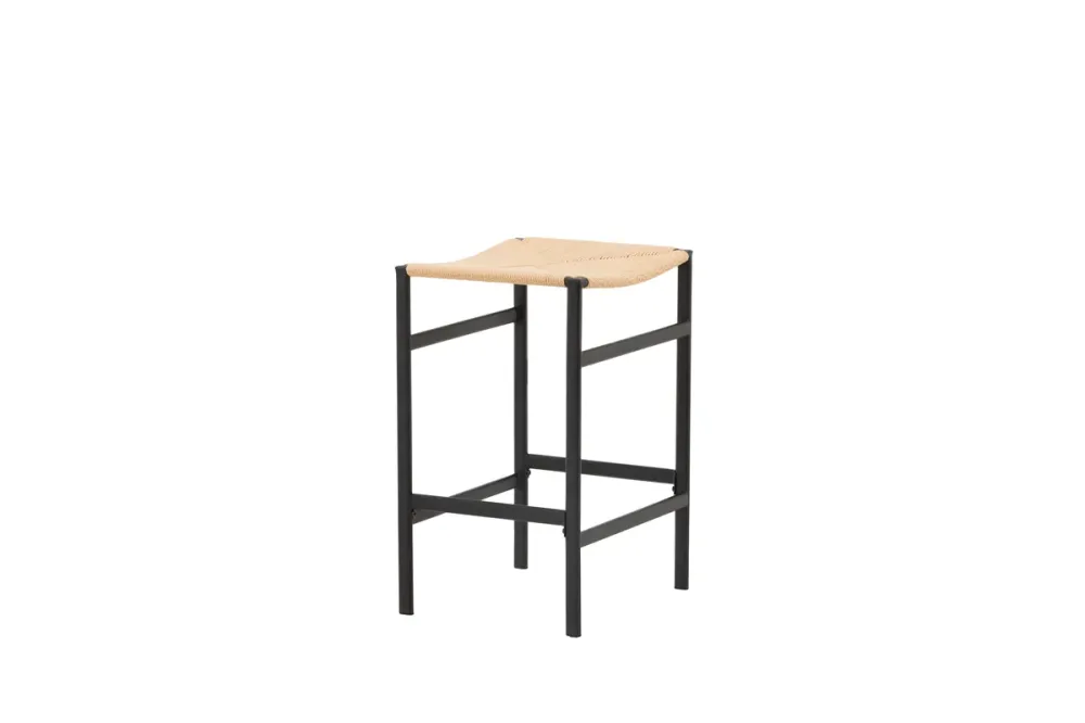 Polly Barstol 2-stk Natur/Sort from USA