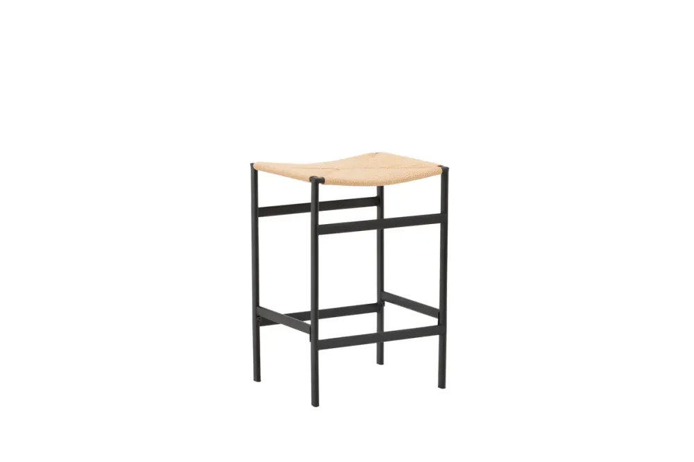 Polly Barstol 2-stk Natur/Sort from USA