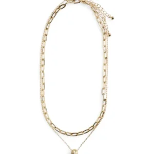 Portabel ELT FPTLAILA NECKLACE - 2 Pak Halskæde Silver