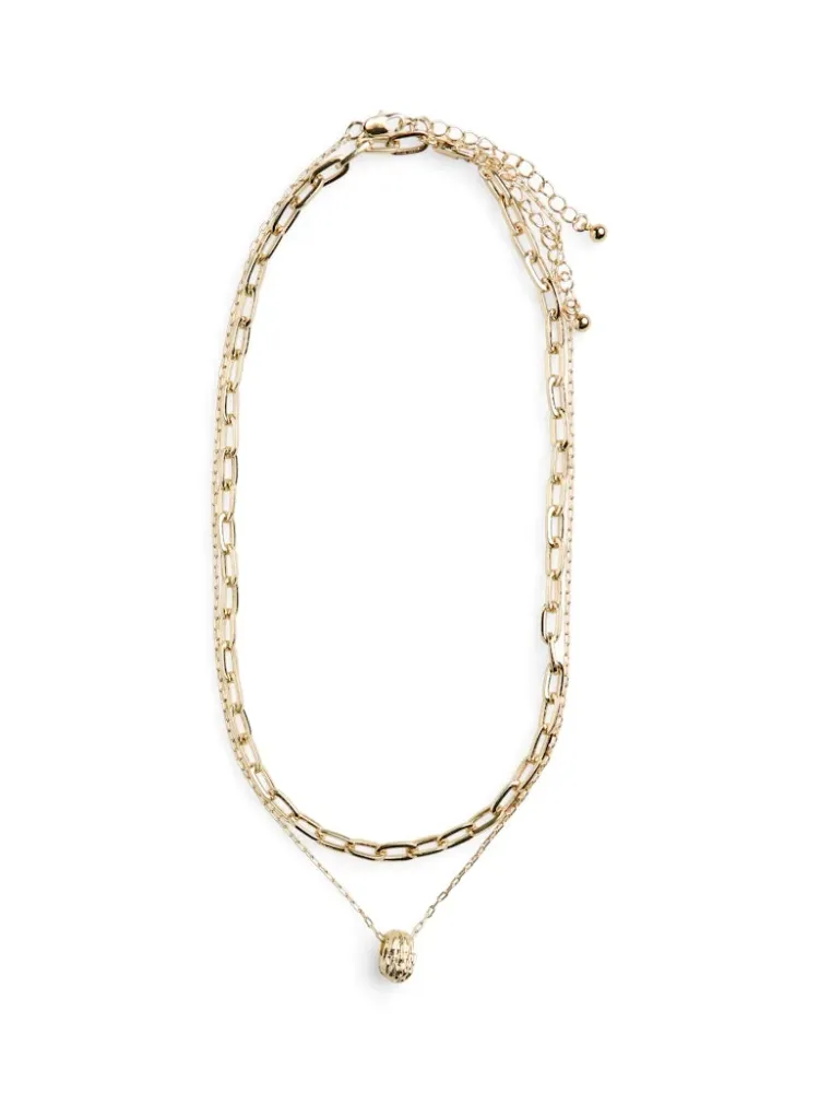 Portabel ELT FPTLAILA NECKLACE - 2 Pak Halskæde Silver