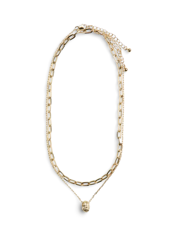 Portabel ELT FPTLAILA NECKLACE - 2 Pak Halskæde Silver