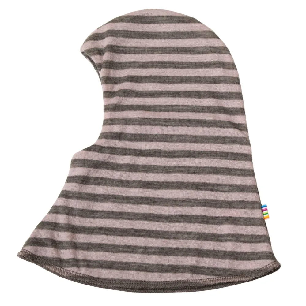 Professional Cockpit Joha Balaclava i uld - Vendbar - 2 lags - Grå / Rosa 41