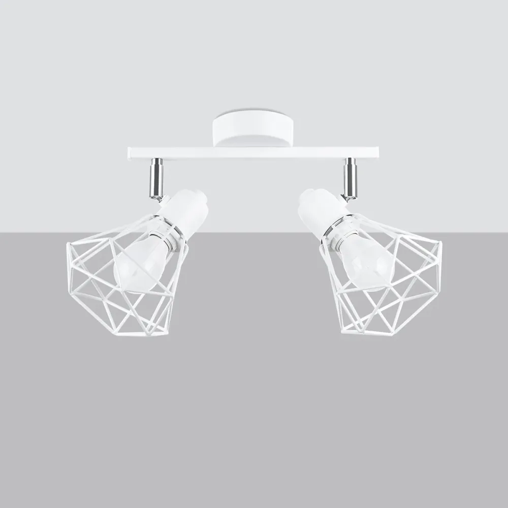 Professional Cockpit Loftlampe ARTEMIS 2 Hvid