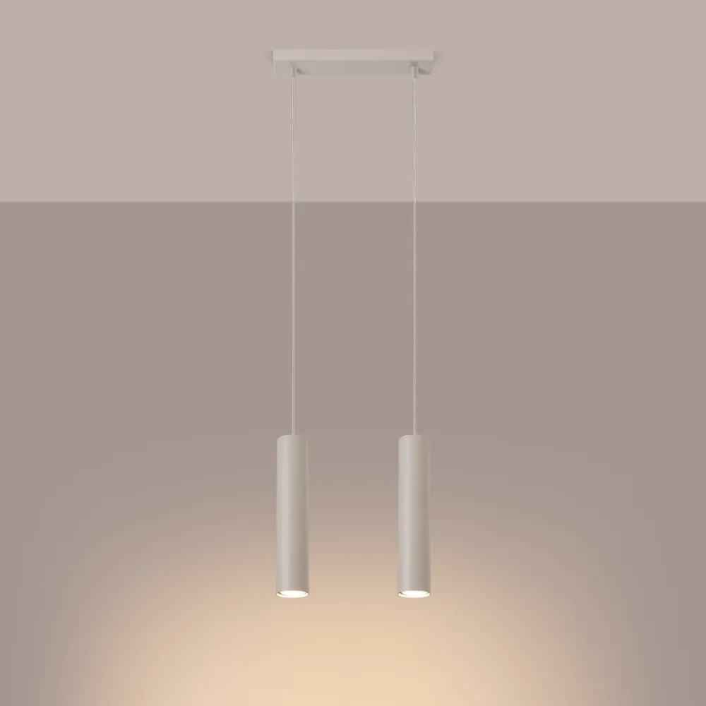 Professional Cockpit Pendellampe LAGOS 2 Beige